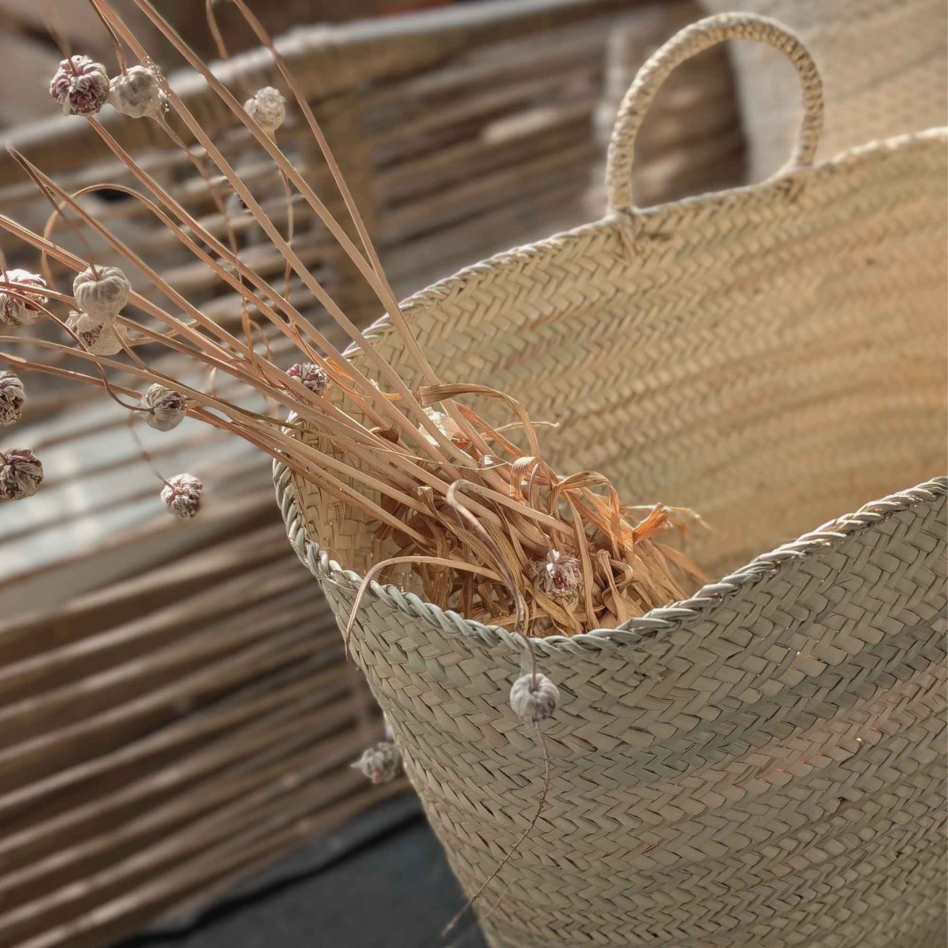 Large Handmade Harvest & Market Basket | Sisal Handles Home & Garden > Harvesting > Harvest & Market Bags - Minimalist Gardener