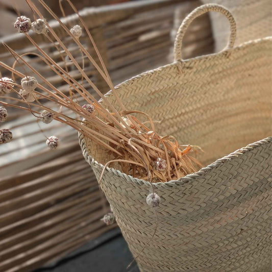 Large Handmade Harvest & Market Basket | Sisal Handles Home & Garden > Harvesting > Harvest & Market Bags - Minimalist Gardener