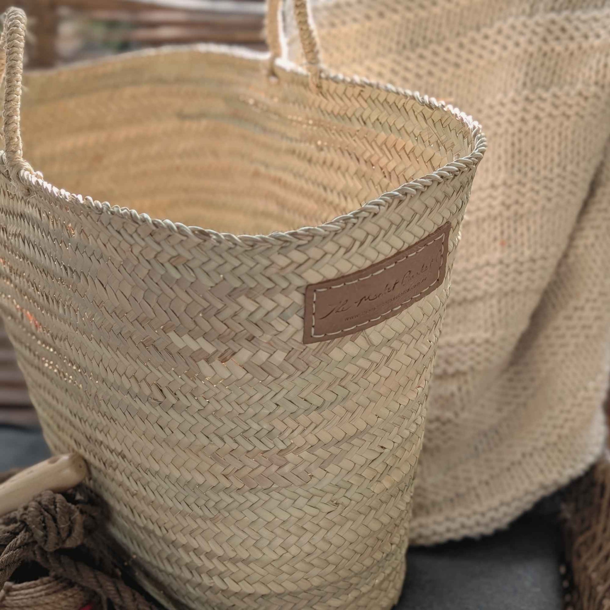 Large Handmade Harvest & Market Basket | Sisal Handles Home & Garden > Harvesting > Harvest & Market Bags - Minimalist Gardener