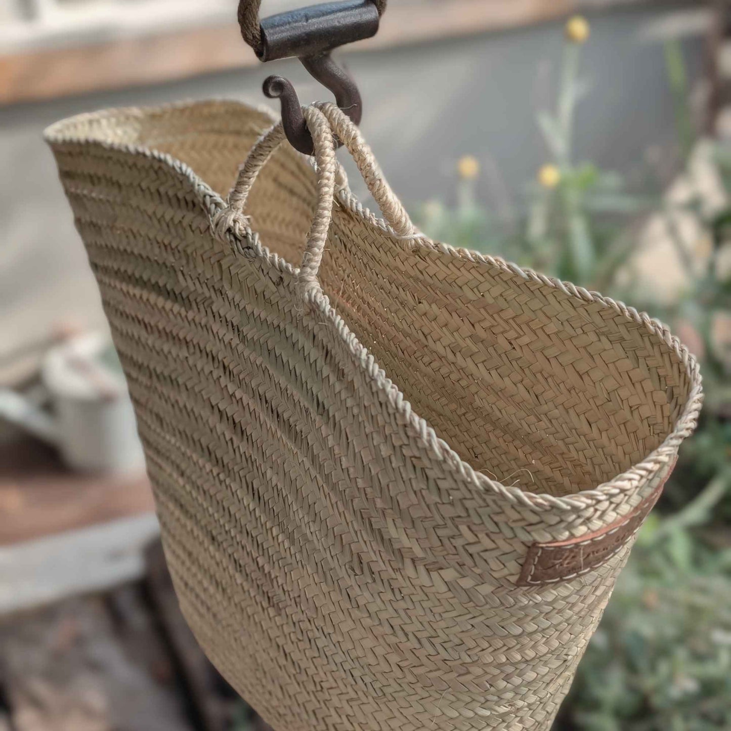 Large Handmade Harvest & Market Basket | Sisal Handles Home & Garden > Harvesting > Harvest & Market Bags - Minimalist Gardener