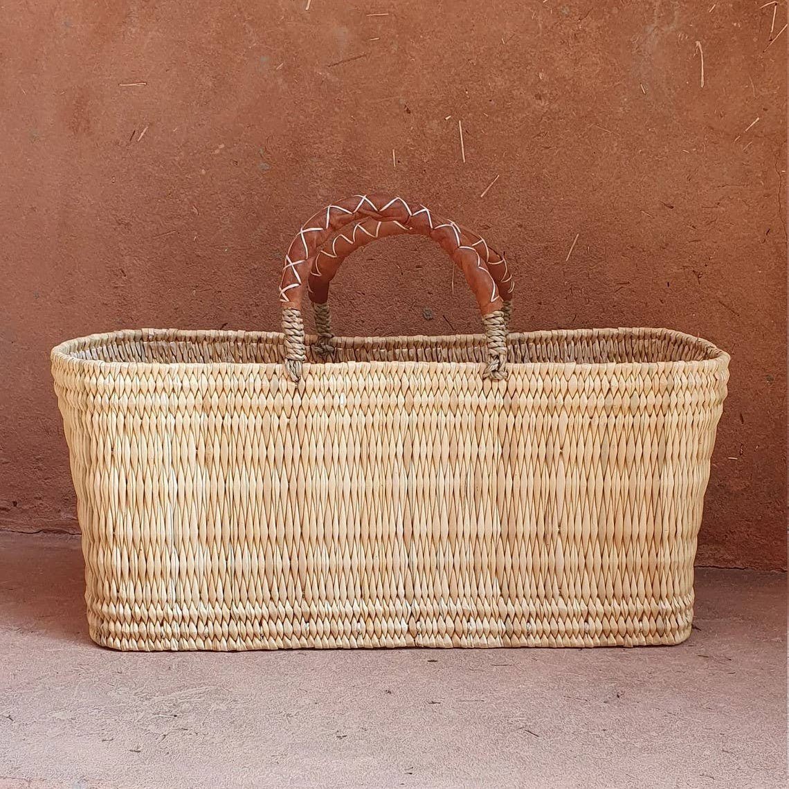 Large Reed Hand Tool Storage Basket Garden Organisation > Storage > Storage Bag - Minimalist Gardener
