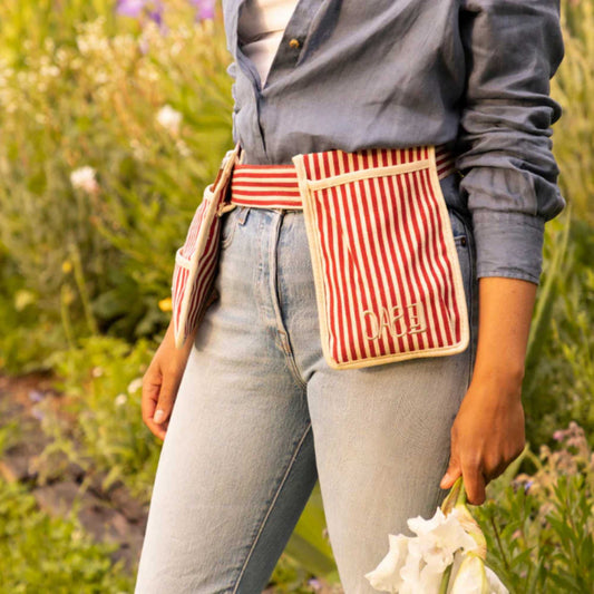 Le Sac Gardening Belt Red Stripe Garden Organisation > Storage > Storage Bag - Minimalist Gardener