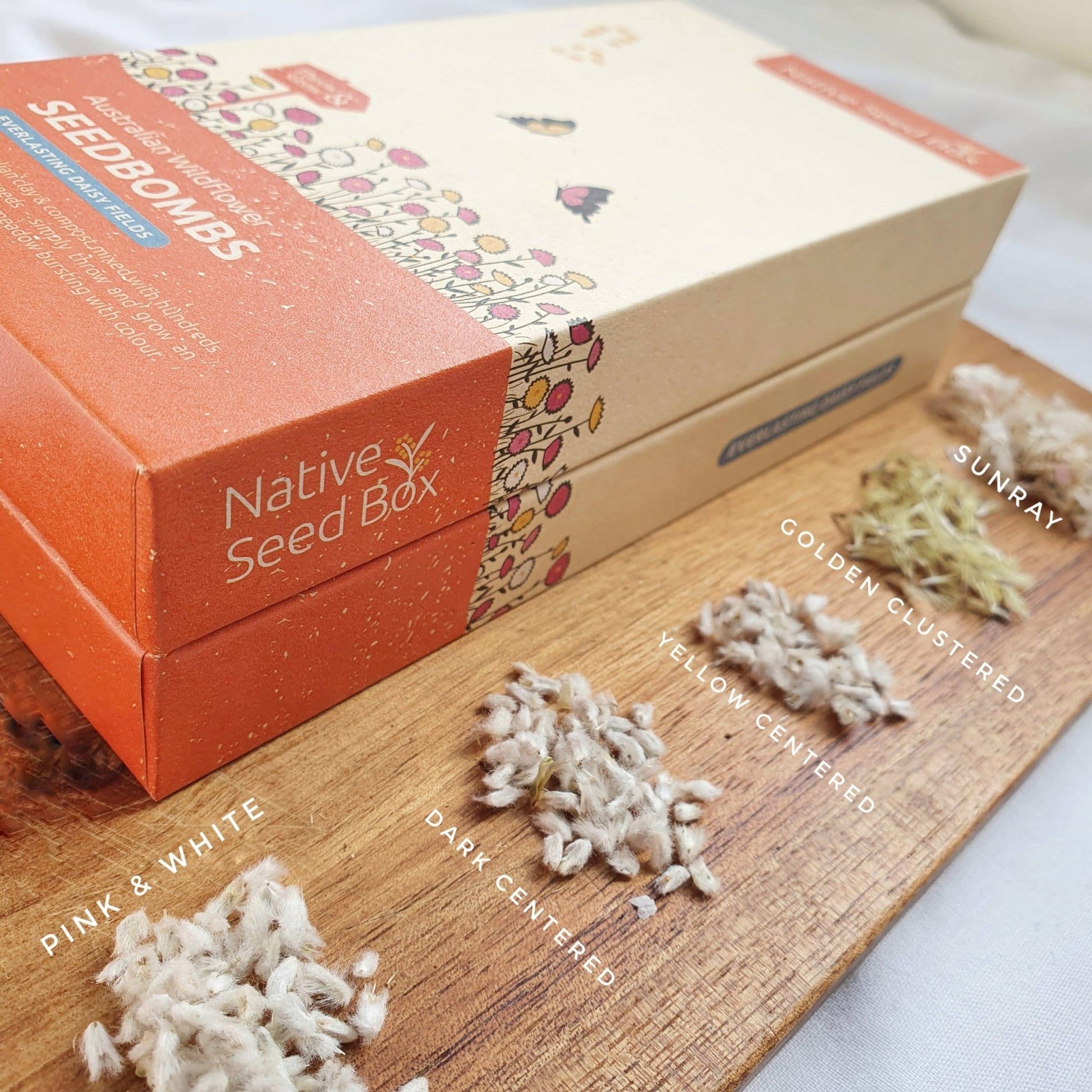 Native Seed Bombs Everlasting Daisy Fields Home & Garden > Garden Accessories > Native Seeds - Minimalist Gardener