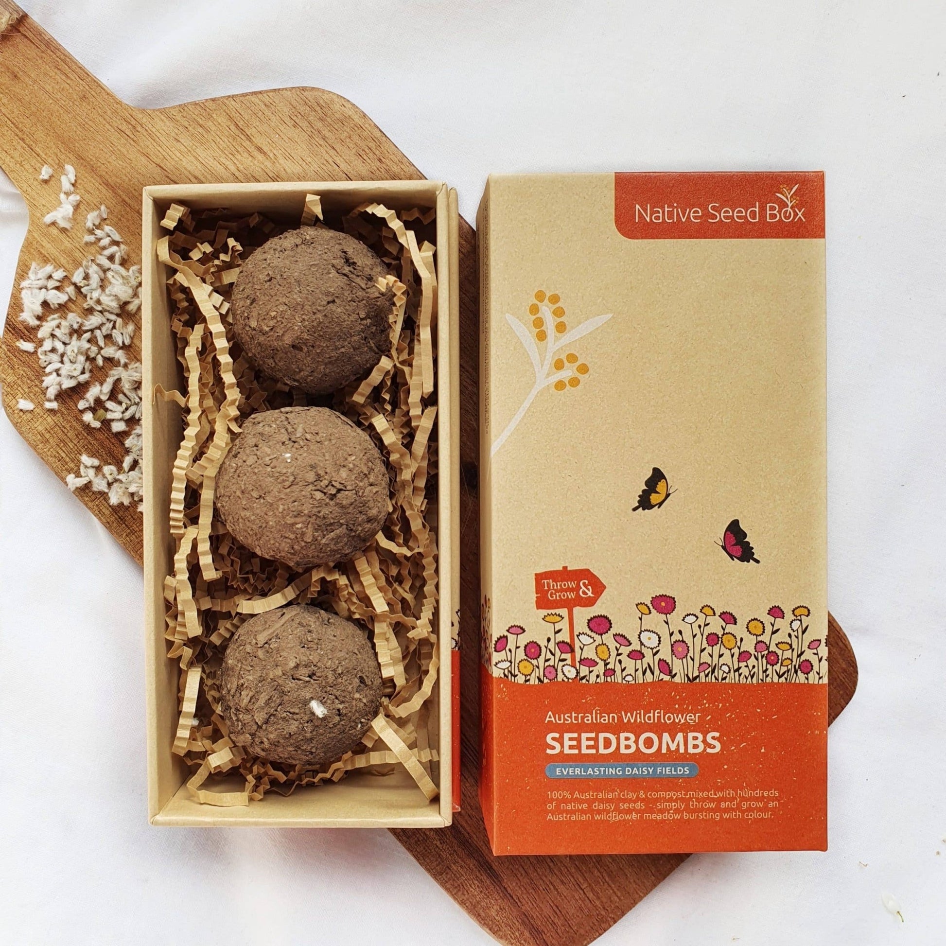 Native Seed Bombs Everlasting Daisy Fields Home & Garden > Garden Accessories > Native Seeds - Minimalist Gardener