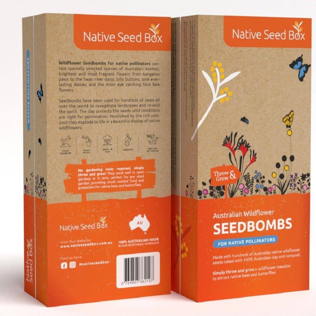Native Seed Bombs Wildflowers for Native Pollinators Home & Garden > Garden Accessories > Native Seeds - Minimalist Gardener
