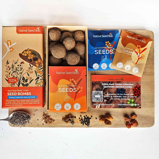 Native Seed Box | Bush Tucker Collection (Edible Australian Natives) Home & Garden > Garden Accessories > Native Seeds - Minimalist Gardener