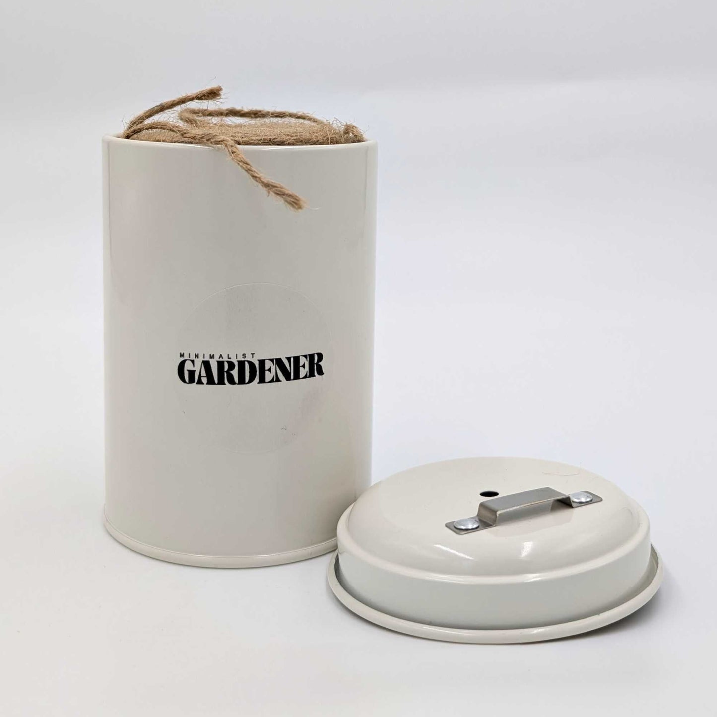 Natural Garden Twine in Antique White Tin Home & Garden > Garden Accessories > Garden Twine - Minimalist Gardener