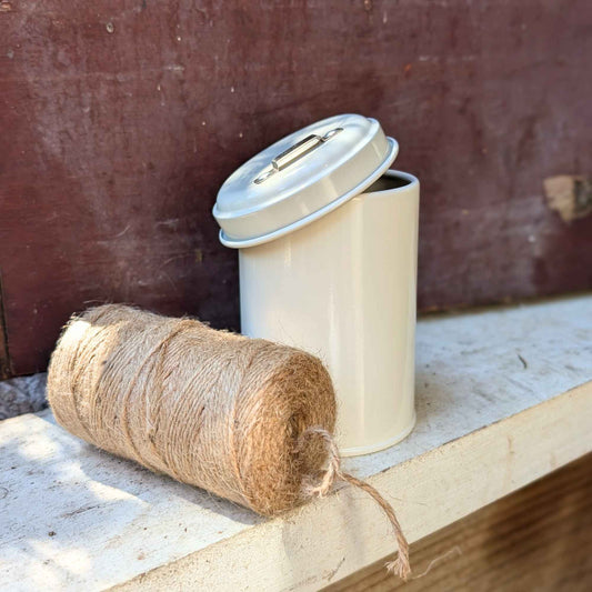 Natural Garden Twine in Tin | Antique White Home & Garden > Garden Accessories > Garden Twine - Minimalist Gardener