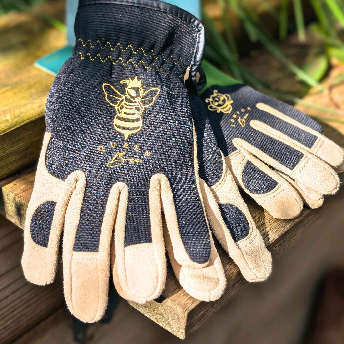 Queen Bee Leather Gardening Gloves Home & Garden > Garden Tools > Gardening Gloves - Minimalist Gardener