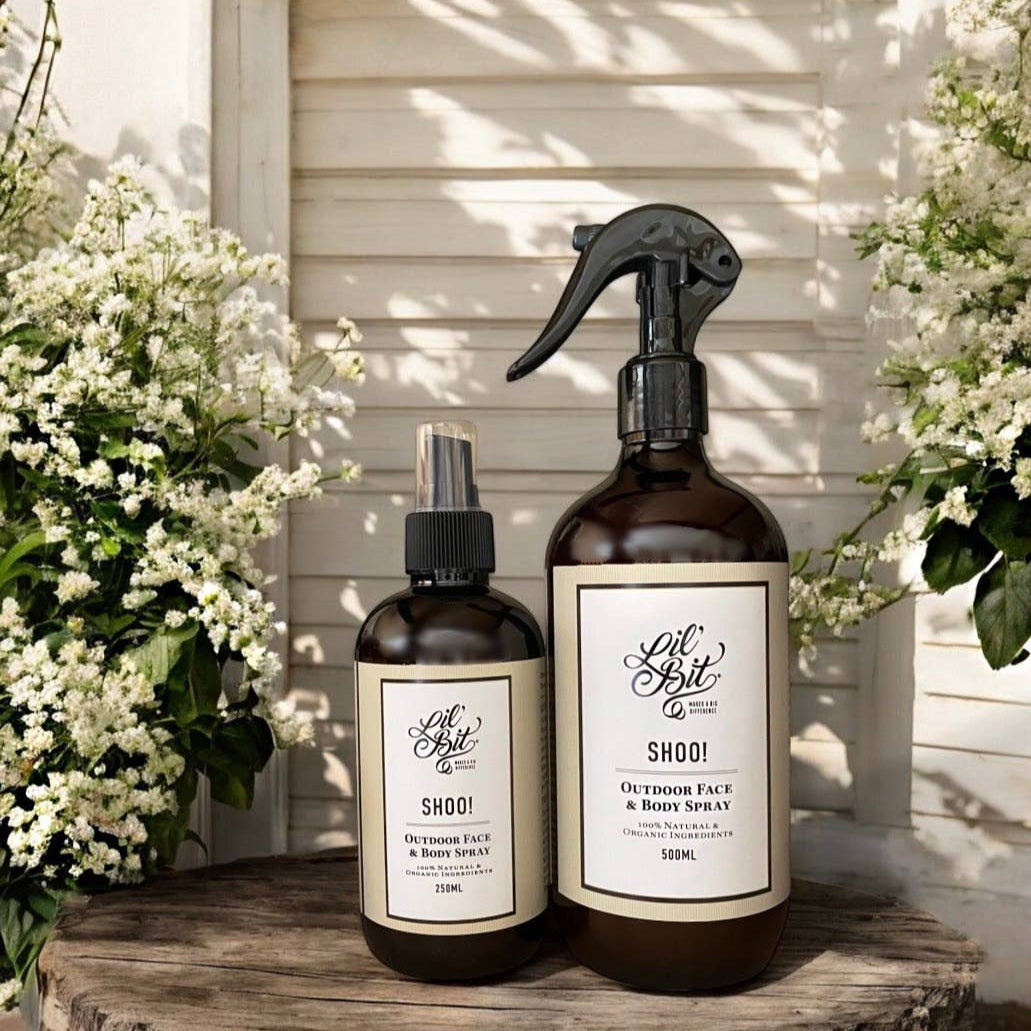 SHOO! Outdoor Face & Body Repellent Spray 500ml Home & Garden > Garden Accessories > Cleaning - Minimalist Gardener