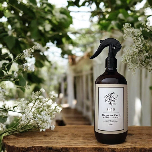 SHOO! Outdoor Face & Body Repellent Spray 500ml Home & Garden > Garden Accessories > Cleaning - Minimalist Gardener