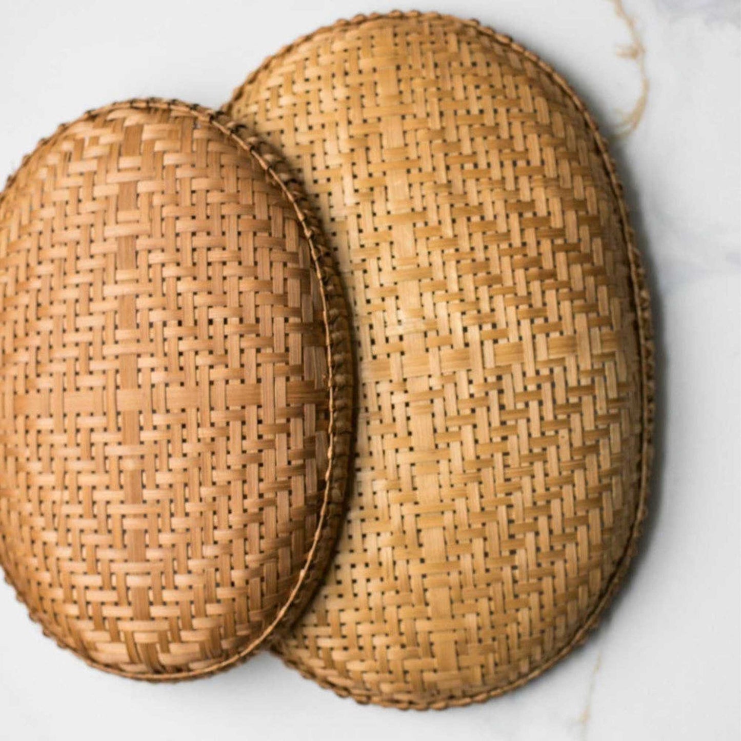 Smoked Bamboo Woven Herb & Produce Tray Home & Garden > Garden Accessories > Organisation & Storage - Minimalist Gardener