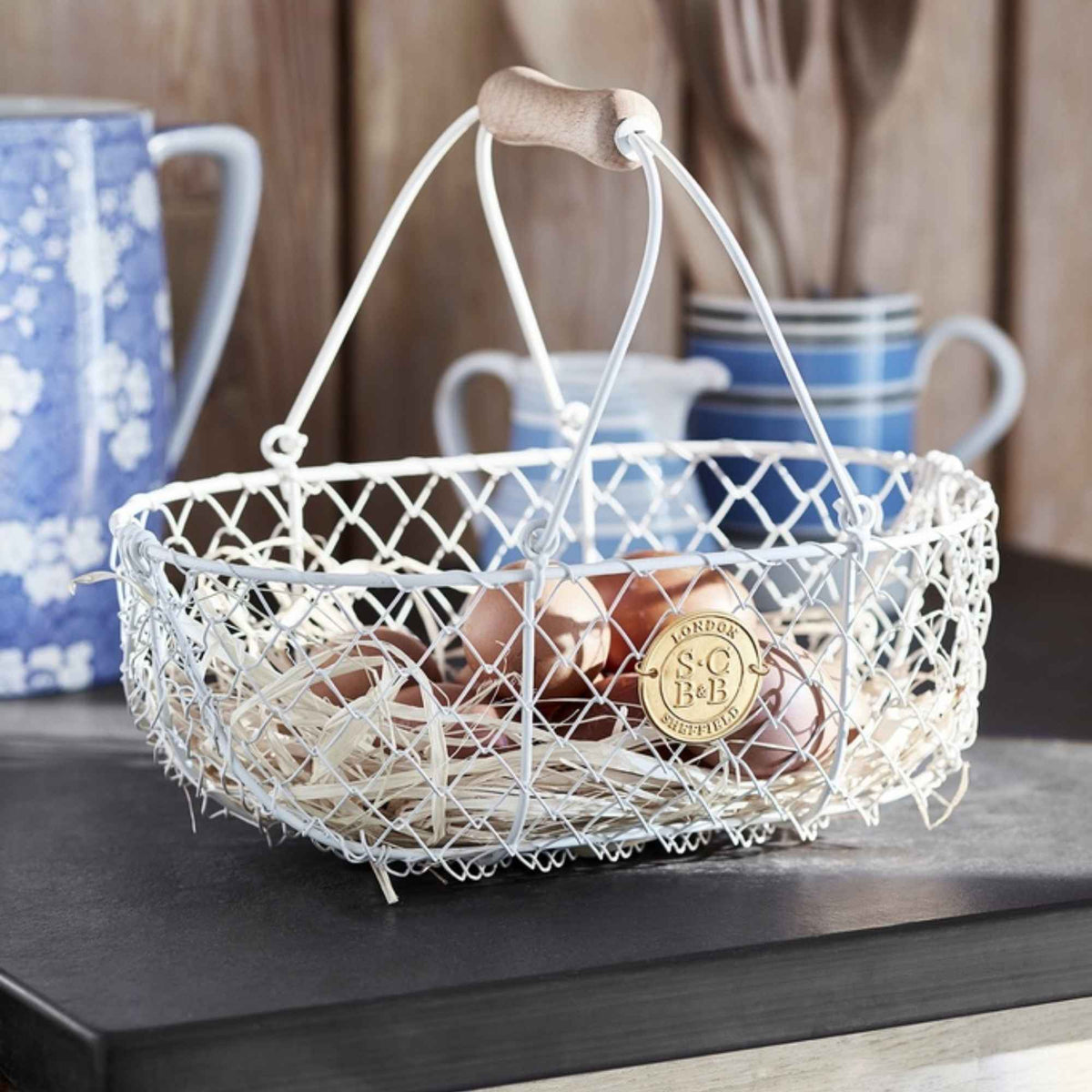 Sophie Conran Harvesting Basket | Buttermilk Garden Organisation > Storage > Storage Bag - Minimalist Gardener