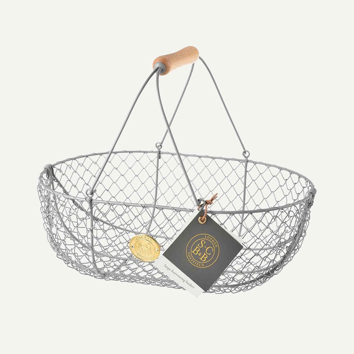 Sophie Conran Harvesting Basket | Grey Garden Organisation > Storage > Storage Bag - Minimalist Gardener