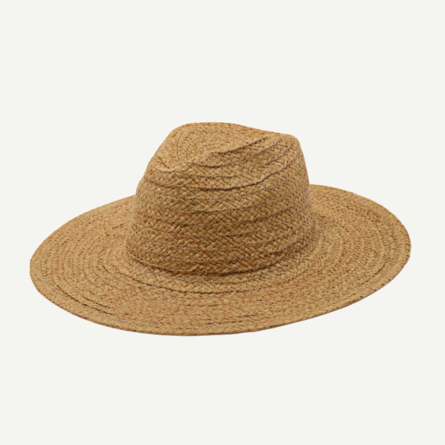 Straw Braid Flat Brim Garden Sun Hat Dark Home & Garden > Personal Protection > Garden Sun Hat - Minimalist Gardener