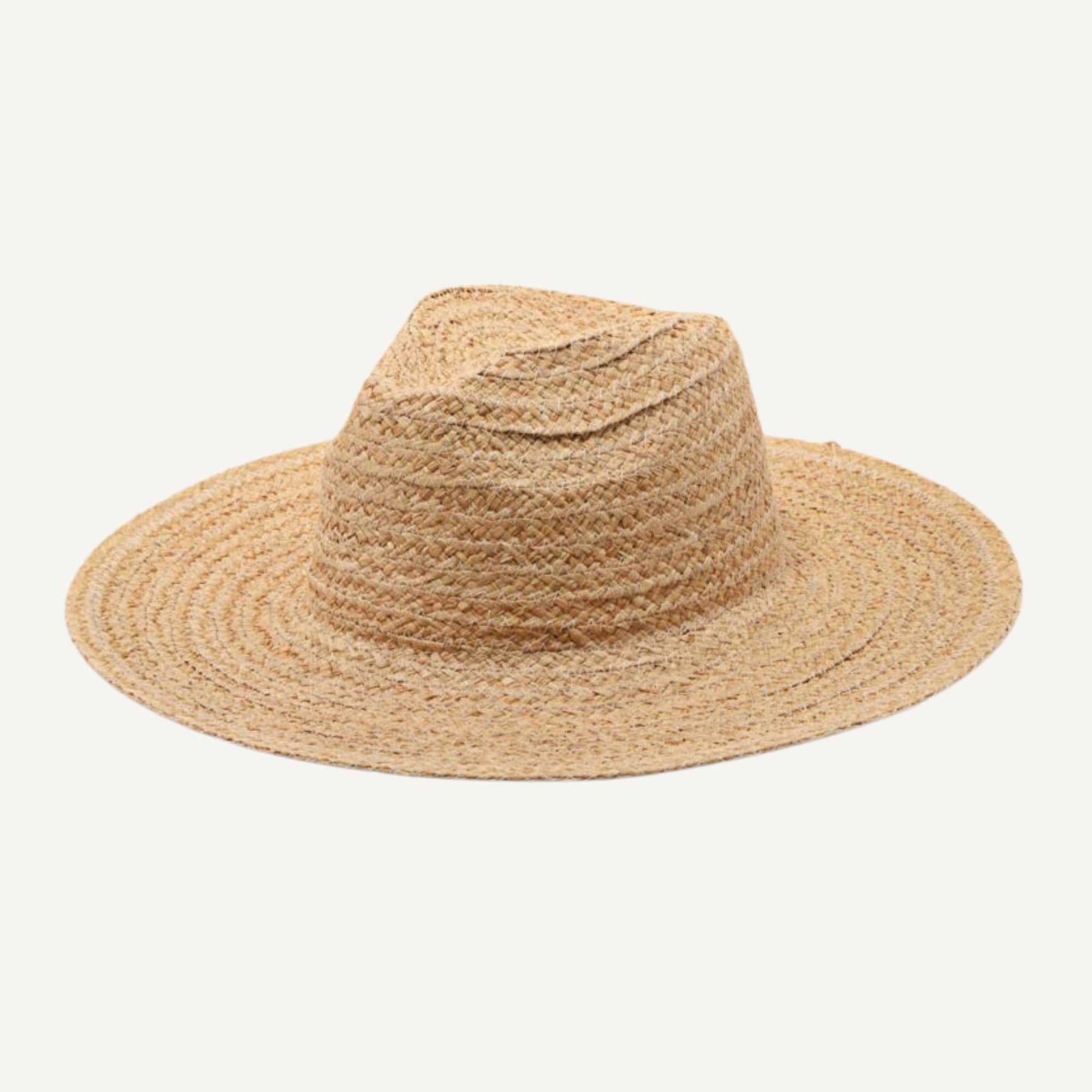 Straw Braid Flat Brim Garden Sun Hat Light Home & Garden > Personal Protection > Garden Sun Hat - Minimalist Gardener
