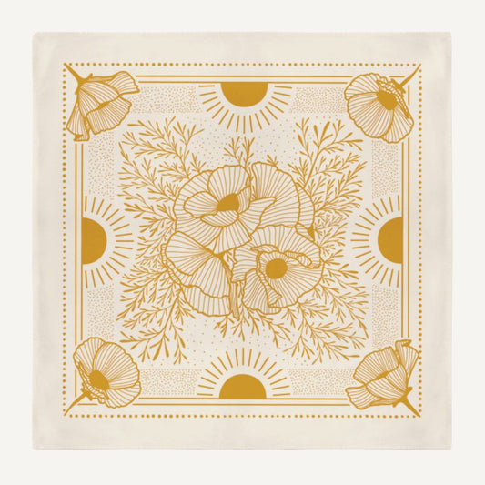 Sunrise Garden Bandana | 100% Cotton Home & Garden > Garden Gloves & Gear > Gardening Bandana - Minimalist Gardener