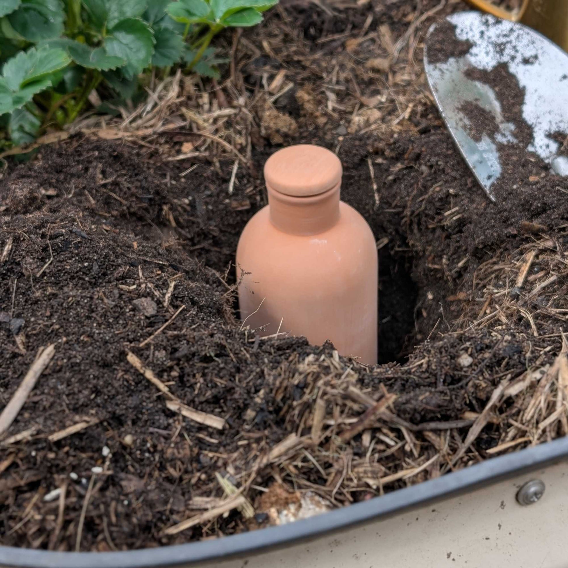 Terracotta Bottle Olla Irrigation Pot Home & Garden > Garden Accessories > Watering - Minimalist Gardener