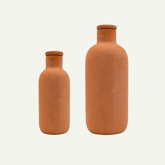 Terracotta Bottle Olla Irrigation Pots | Set of 2 Home & Garden > Garden Accessories > Watering - Minimalist Gardener