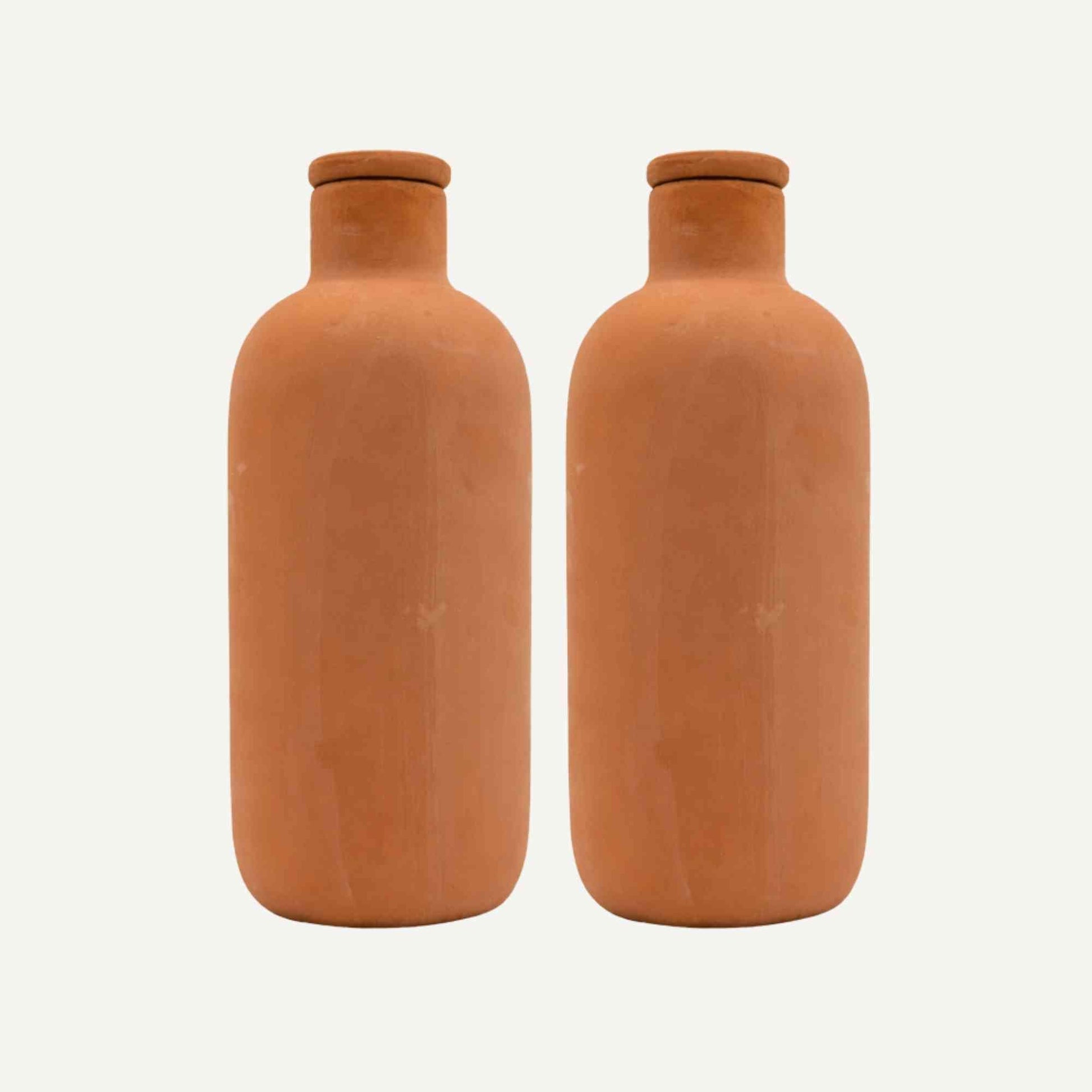 Terracotta Bottle Olla Irrigation Pots | Set of 2 Large 1200ml Home & Garden > Garden Accessories > Watering - Minimalist Gardener
