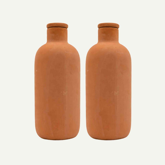 Terracotta Bottle Olla Irrigation Pots | Set of 2 Large 1200ml Home & Garden > Garden Accessories > Watering - Minimalist Gardener