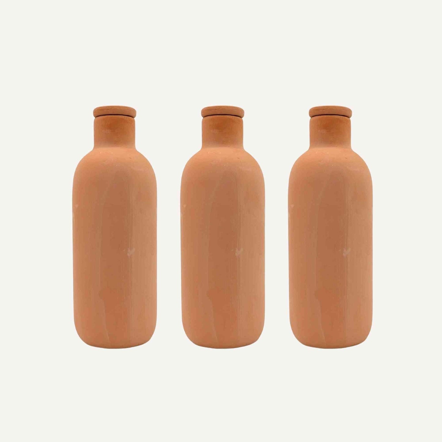 Terracotta Bottle Olla Irrigation Pots | Set of 3 Home & Garden > Garden Accessories > Watering - Minimalist Gardener