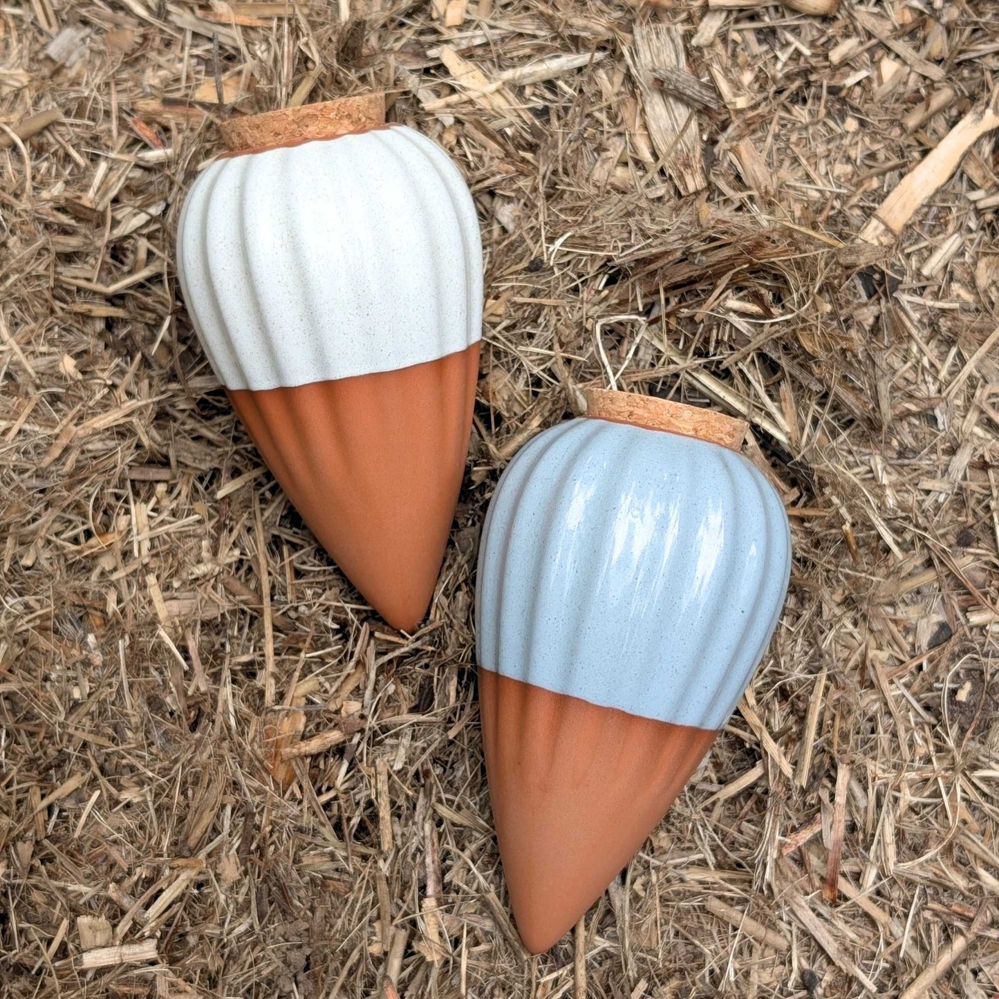 Terracotta Olla Irrigation Pot Drift Blue Home & Garden > Garden Accessories > Watering - Minimalist Gardener