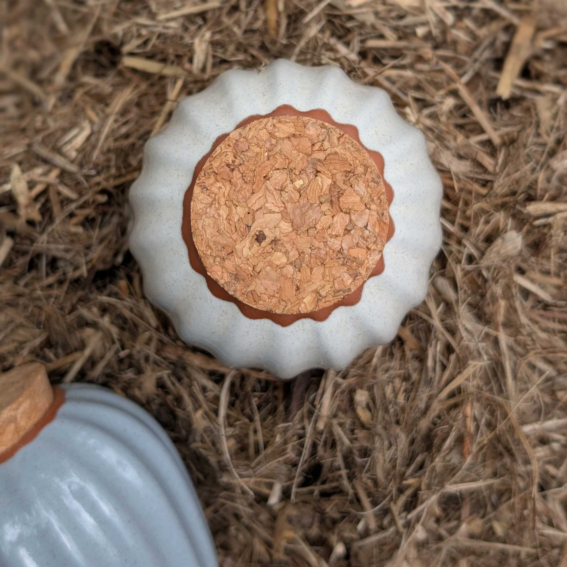 Terracotta Olla Irrigation Pot Speckled Linen Home & Garden > Garden Accessories > Watering - Minimalist Gardener