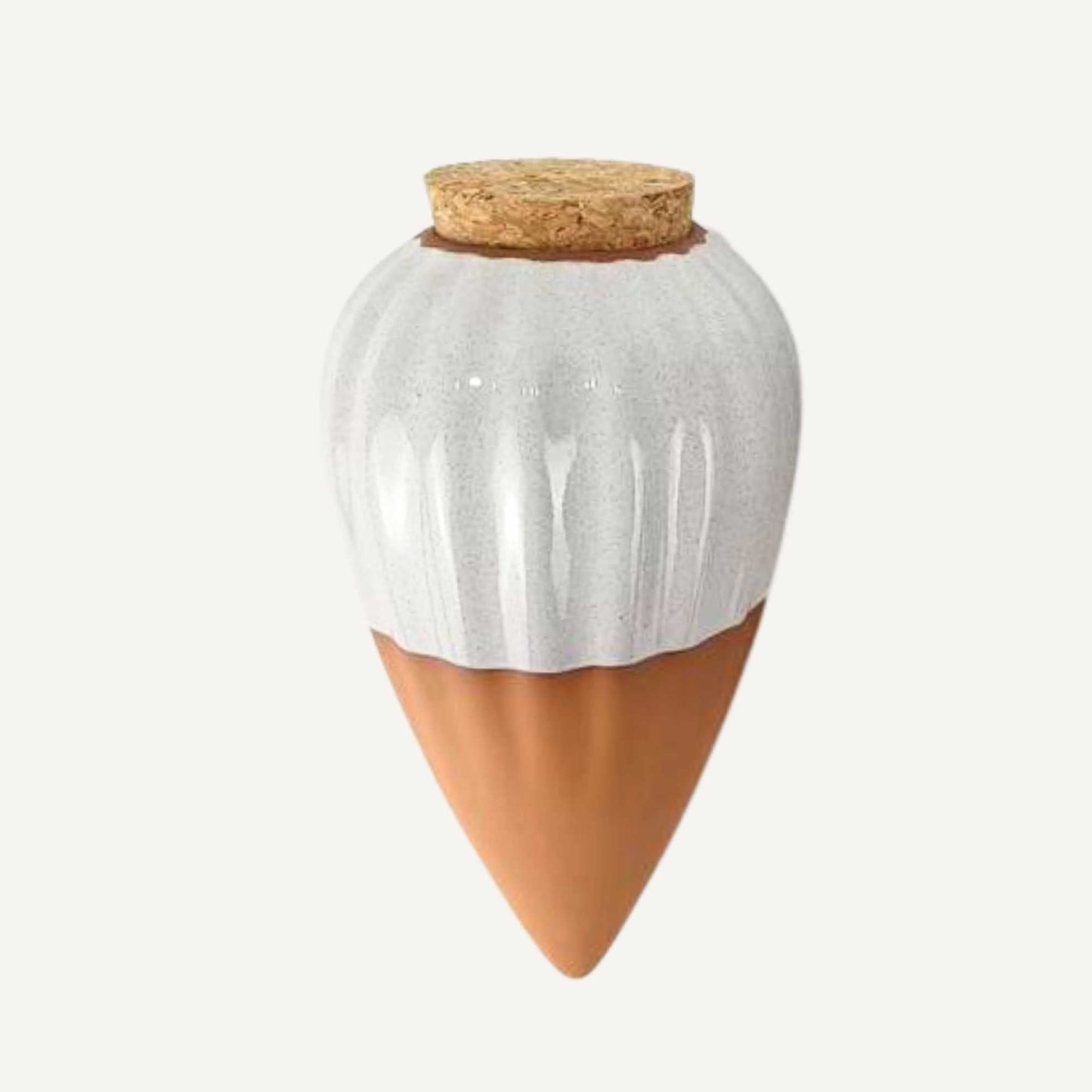 Terracotta Olla Irrigation Pot Speckled Linen Home & Garden > Garden Accessories > Watering - Minimalist Gardener