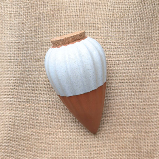 Terracotta Olla Irrigation Pot Speckled Linen Home & Garden > Garden Accessories > Watering - Minimalist Gardener