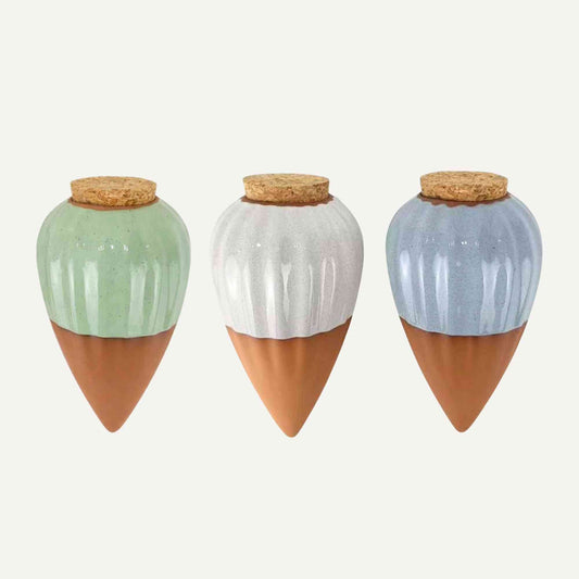 Terracotta Olla Irrigation Pots | Set of 3 Colours Home & Garden > Garden Accessories > Watering - Minimalist Gardener