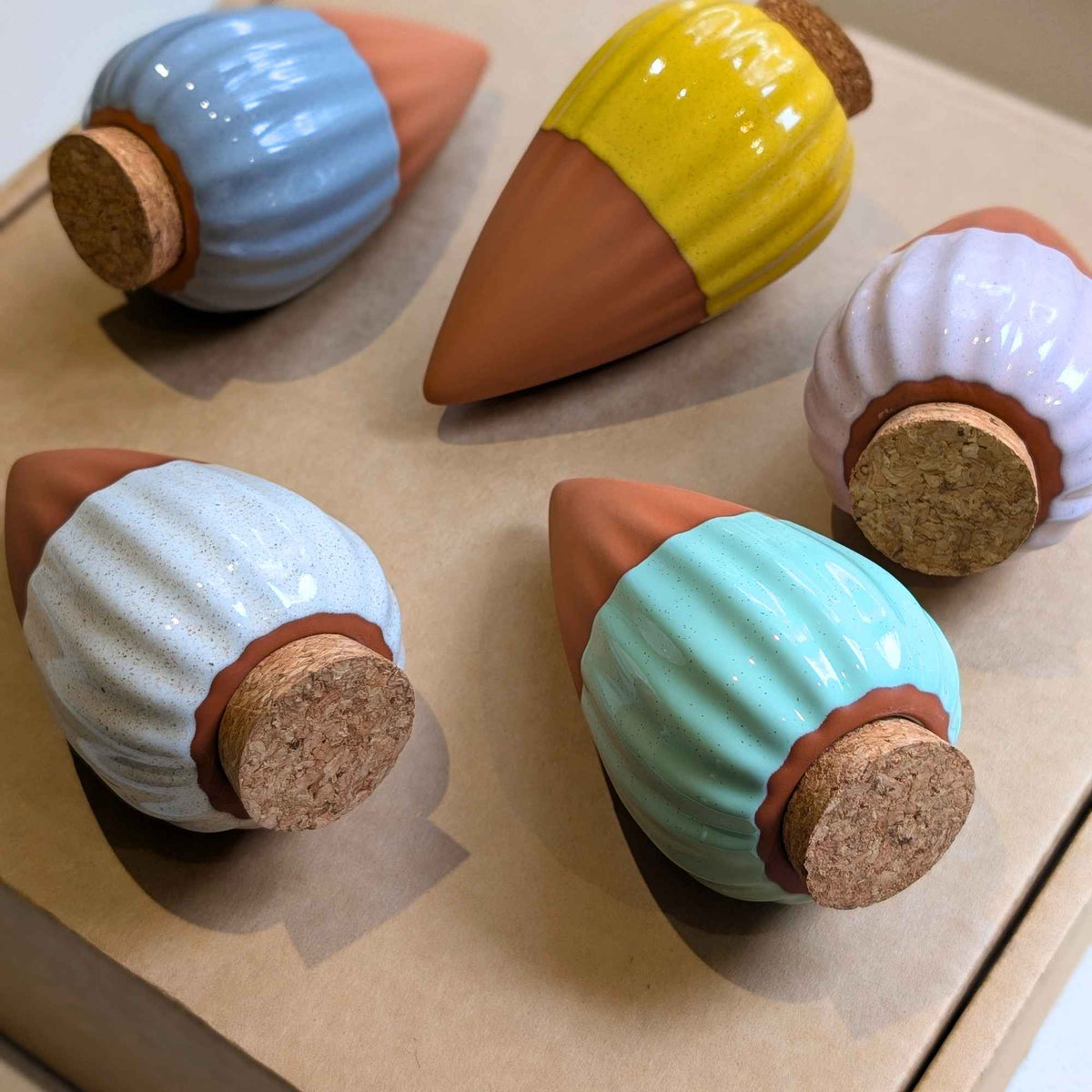 Terracotta Olla Irrigation Pots | Set of 5 Colours Home & Garden > Garden Accessories > Watering - Minimalist Gardener