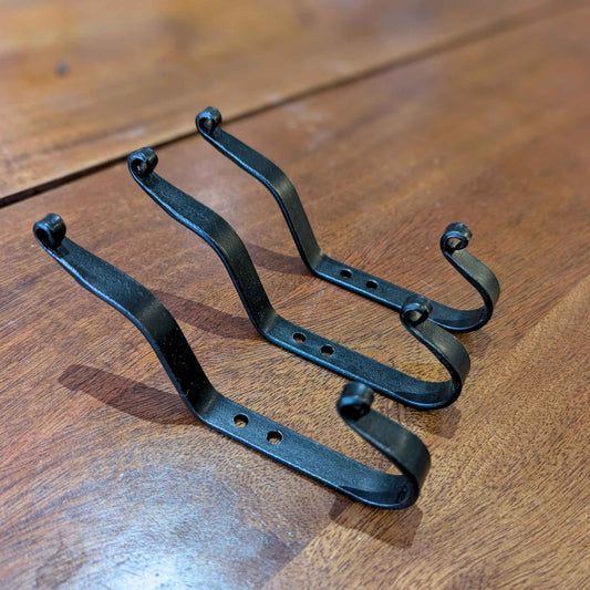 The Manor Hooks | Set of 3 Handmade Wall Hooks Home & Garden > Garden Accessories > Organisation & Storage - Minimalist Gardener