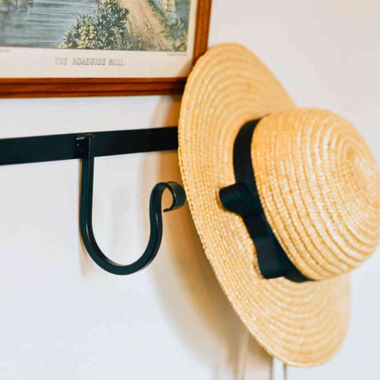 The Wrought Iron Rack | Four Hook Organiser Home & Garden > Garden Accessories > Organisation & Storage - Minimalist Gardener