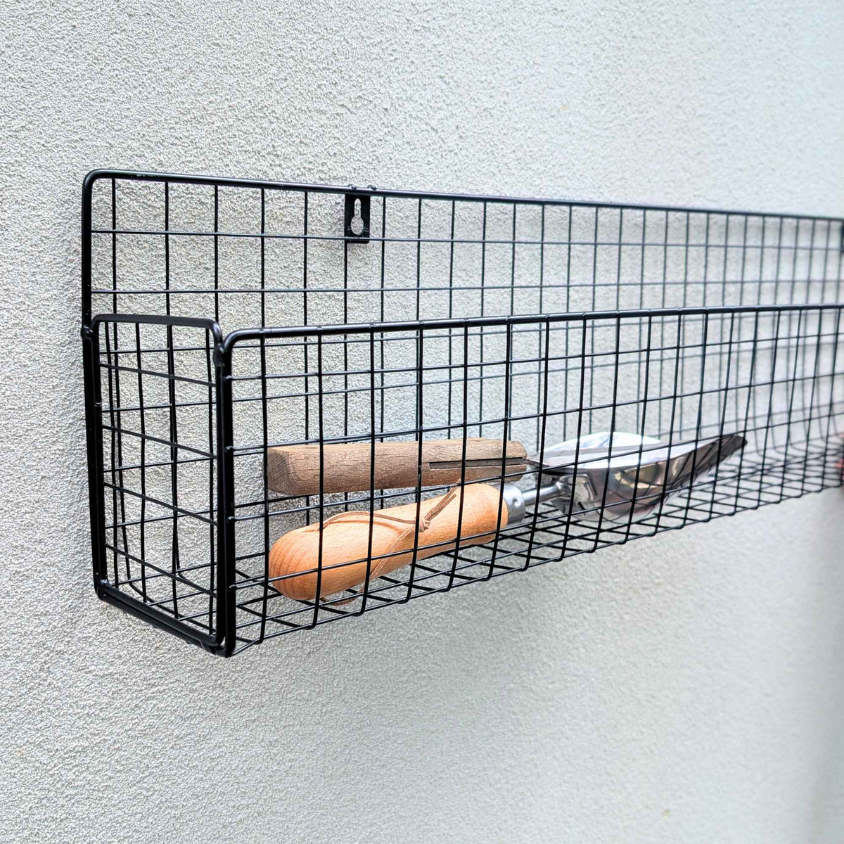 Wall-Mounted Pot Basket & Garden Organiser Home & Garden > Garden Accessories > Organisation & Storage - Minimalist Gardener
