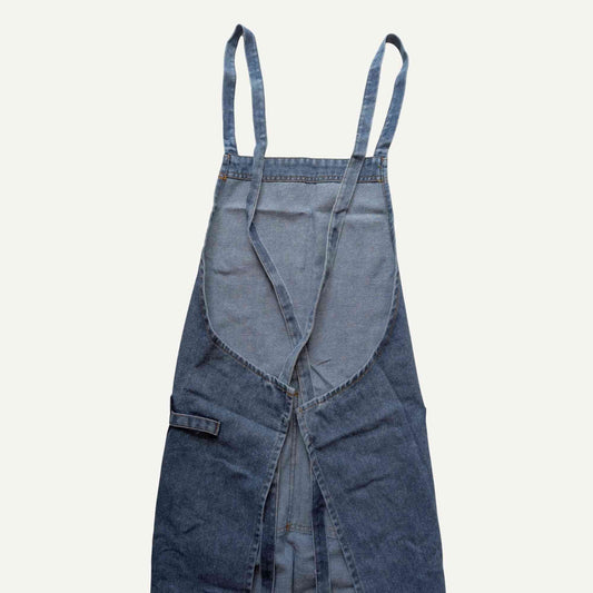 Washed Cotton Denim Gardening Apron | Dark Blue Home & Garden > Personal Protection > Gardening Apron - Minimalist Gardener