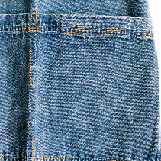 Washed Denim Gardening Apron Dark Blue Home & Garden > Personal Protection > Gardening Apron - Minimalist Gardener