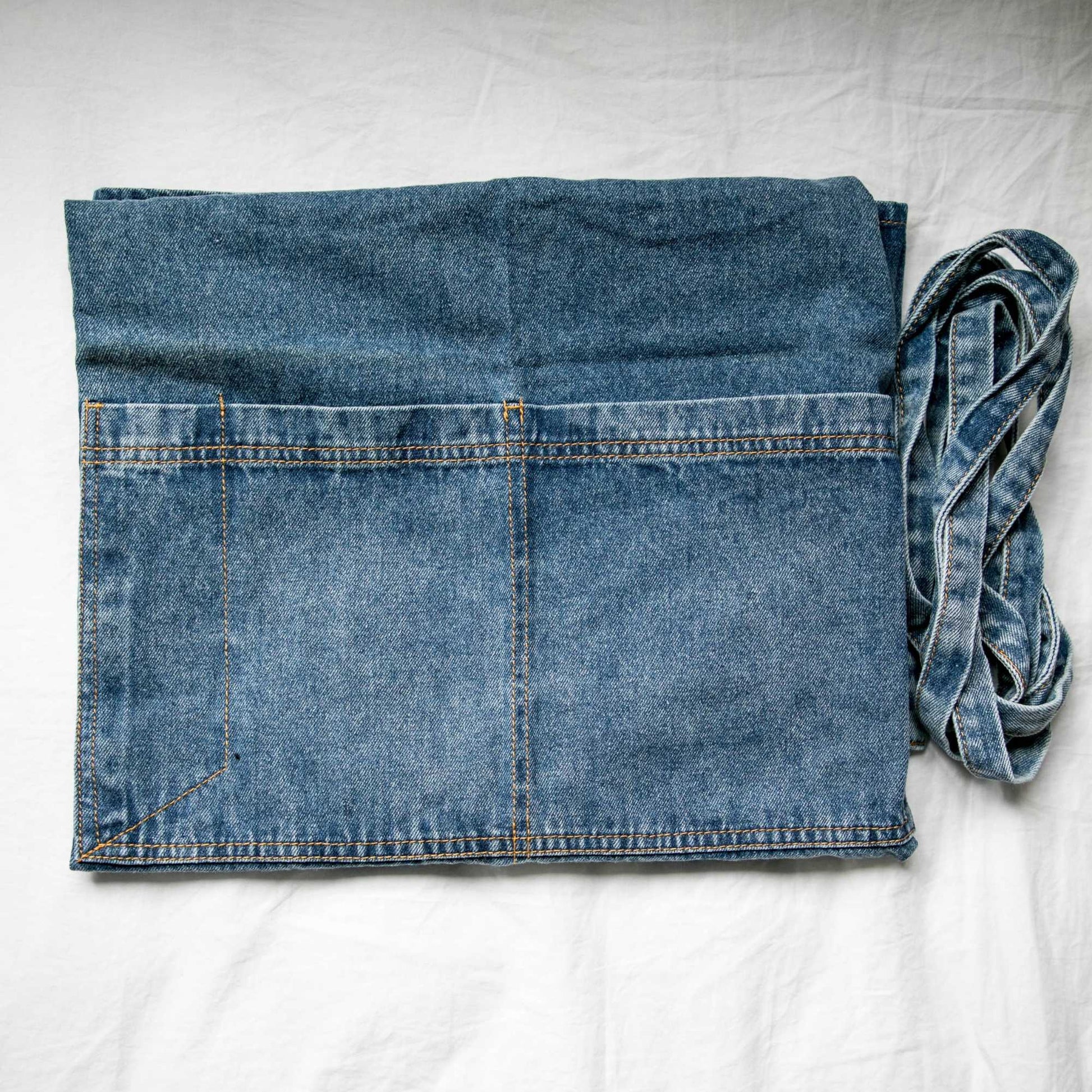 Washed Denim Gardening Apron Dark Blue Home & Garden > Personal Protection > Gardening Apron - Minimalist Gardener