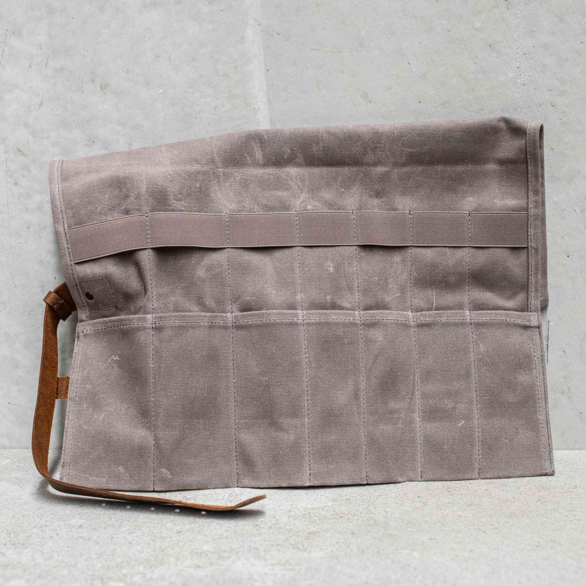 Waxed Canvas Garden Tool Roll | Ash Garden organisation > Garden Storage > Garden Tool Caddy - Minimalist Gardener