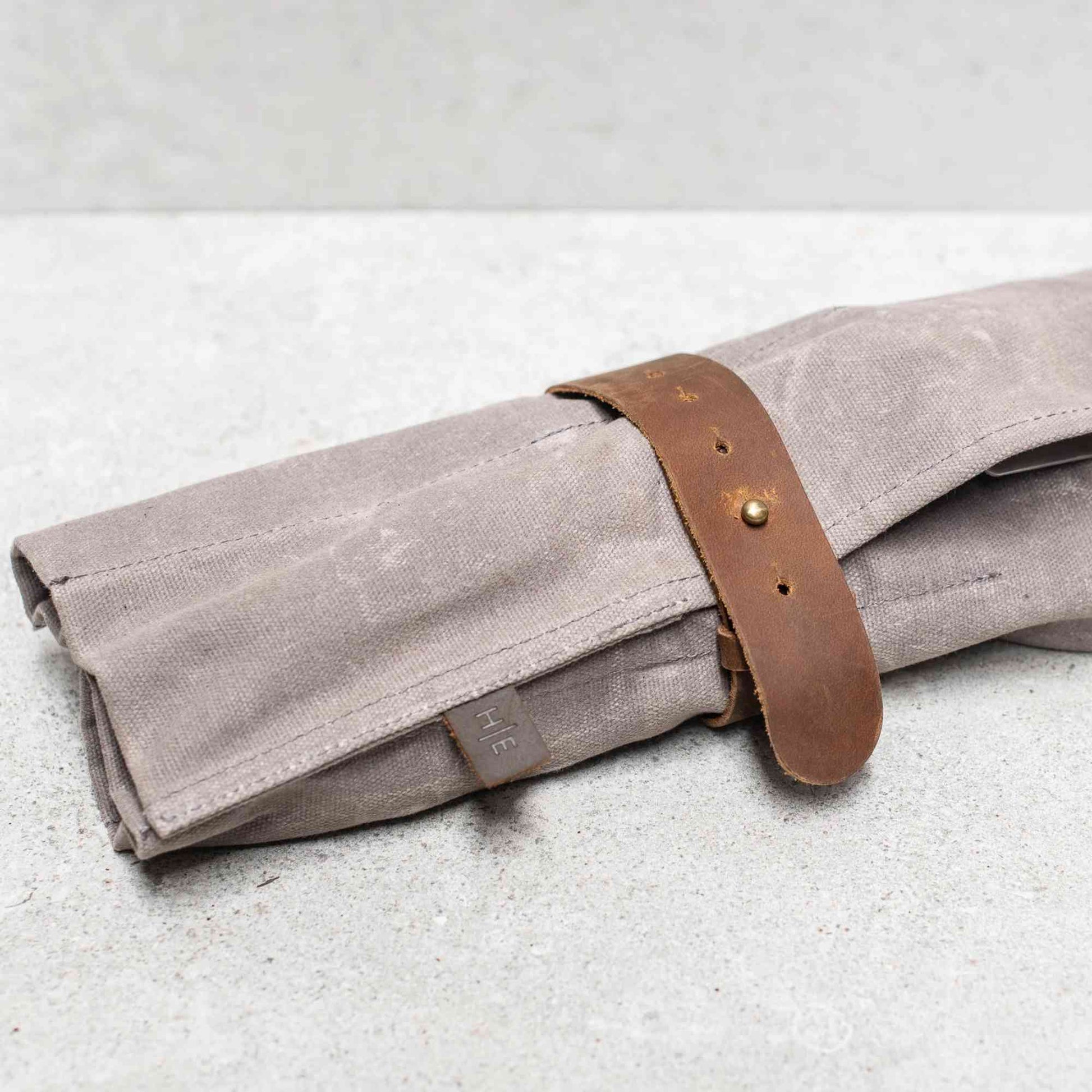 Waxed Canvas Garden Tool Roll | Ash Garden organisation > Garden Storage > Garden Tool Caddy - Minimalist Gardener