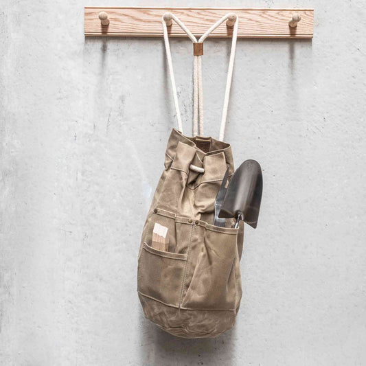 Waxed Canvas Garden Utility Bag | Limited Edition Garden Storage > Garden Bags > Garden Tool Bag - Minimalist Gardener