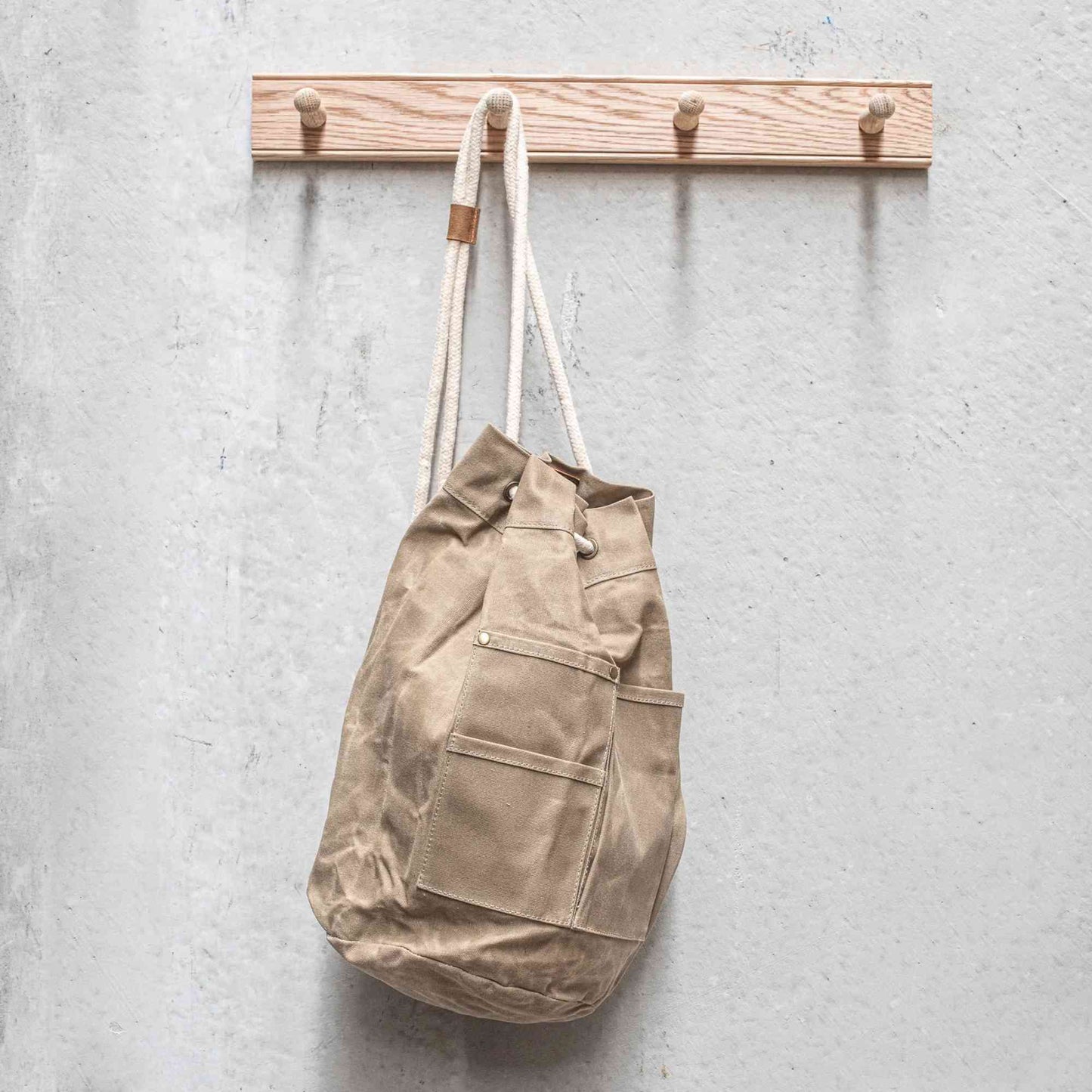 Waxed Canvas Garden Utility Bag | Limited Edition Garden Storage > Garden Bags > Garden Tool Bag - Minimalist Gardener