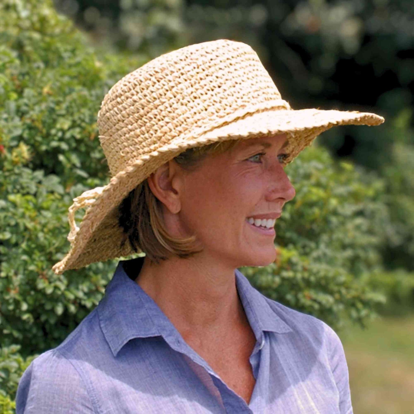 Women's Raffia Garden Sun Hat | UPF 35 Home & Garden > Personal Protection > Garden Sun Hat - Minimalist Gardener