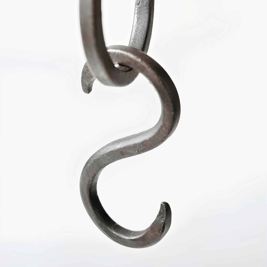 Wrought Iron Garden S-hook | 148mm Home & Garden > Garden Accessories > Organisation & Storage - Minimalist Gardener